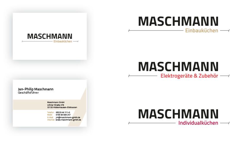 Logos und Visitenkarten Maschmann