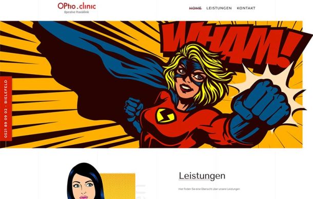Webdesign Optio Clinic
